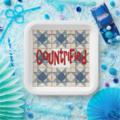 landelijk papieren bordje (Feest)