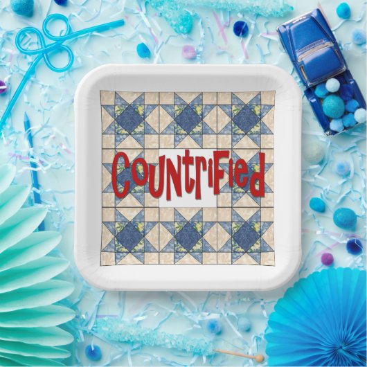 landelijk papieren bordje (Feest)