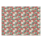 Landelijk patchwork kerstpatroon tafelkleed (Voorkant (Horizontaal))