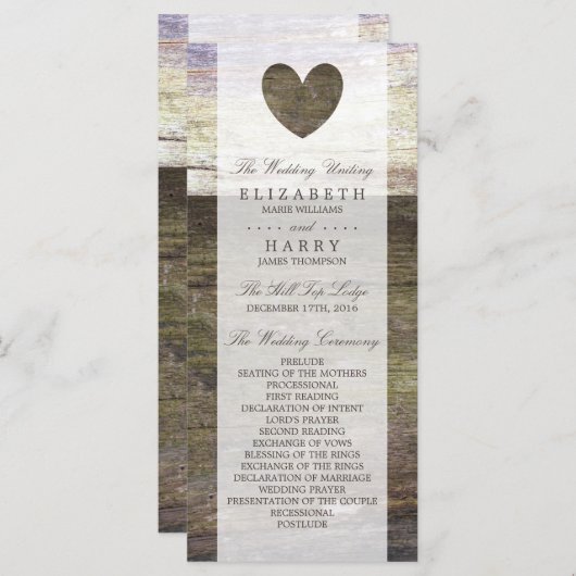 Landelijk programma voor houtwuwen programmakaart (Voorkant / Achterkant)