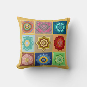 Landelijk quilt reversibel kussen