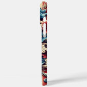 landelijk/retro Amerika/patriottisch Case-Mate iPhone Case (Achterkant / Links)