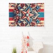 landelijk/retro VS/patriottisch Spandoek (Insitu)