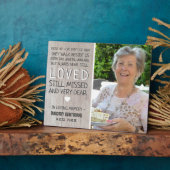 Landelijk robuust hout | Fotobord als herinnering Fotoplaat (Zijkant)