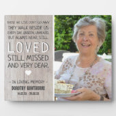 Landelijk robuust hout | Fotobord Herinnering Fotoplaat (Voorkant)