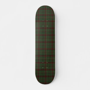Landelijk, robuust outdoor rood/groen ruitjespatro persoonlijk skateboard