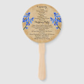 Landelijk Roesti Antlers Weddenschappen Programma Handwaaier (Achterkant)