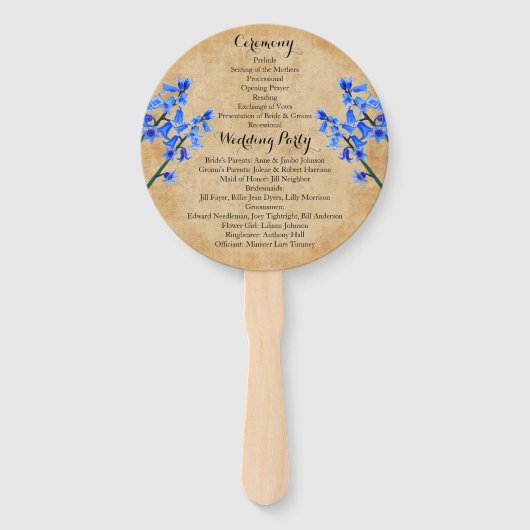 Landelijk Roesti Antlers Weddenschappen Programma Handwaaier (Achterkant)