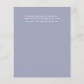 Landelijk roestig foto gesneden hart monogram trou (Achterkant)