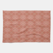 Landelijk rood argyle keukendoek theedoek (Horizontaal)