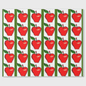 Landelijk rood ompakken cadeaupapier (Vlak)