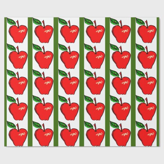 Landelijk rood ompakken cadeaupapier (Vlak)