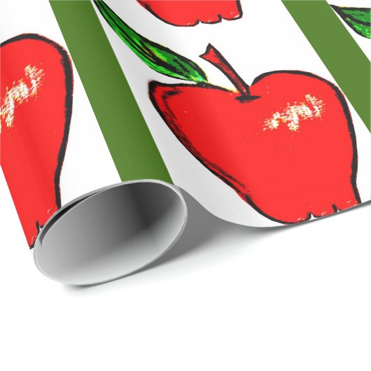 Landelijk rood ompakken cadeaupapier (Rol Hoek)