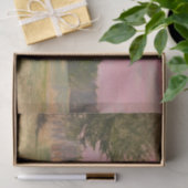 Landelijk rood-wit schuur roze lucht tissuepapier (Geschenk)