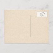 Landelijk rustiek hertengewei Save the date briefk Aankondigingskaart (Achterkant)