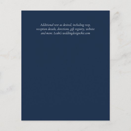 Landelijk Rustieke Foto Gesneden Hart Monogram Bru (Achterkant)