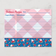 Landelijk Shabby Chic Bloem- en Streepjespatroon P