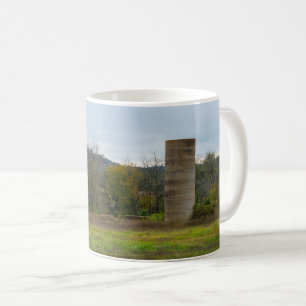 Landelijk silo landschap koffiemok