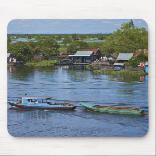 Landelijk tafereel, Tonle Sap-meer, Siem Reap, Ang Muismat