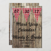 Landelijk Thema Markeer uw Kalender Aankondiging (Voorkant / Achterkant)