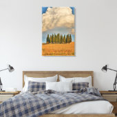 Landelijk Toscane cipressenbomen Canvas Afdruk (Insitu (Slaapkamer))