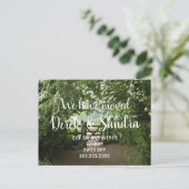 Landelijk uitzicht Adreswijziging verhuisd naar hu Aankondigingskaart (Staand voorkant)