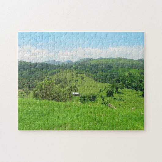 Landelijk uitzicht, Dominicaanse Republiek Jigsaw Legpuzzel (Horizontaal)