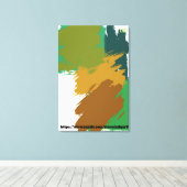 Landelijk veld abstracte kunst door ZMJ Canvas Afdruk (Insitu (Houten vloer))