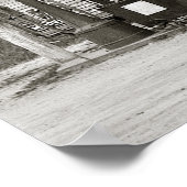Landelijk vulstation, 1939. Oude foto Poster (Hoek)