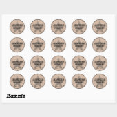 Landelijk Western-Barbed Wire Envelope Seal Ronde Sticker (Vel)