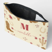 Landelijk Westers Handgetekend Patroon Monogram Sc Etui (Open)