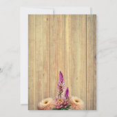 Landelijk westers land westerse laars en hoed bloe kaart (Achterkant)