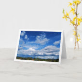 Landelijk wolkenlandschap kaart (Gele Bloem)