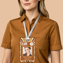 Landelijk Zakelijk Logo Nagelstudio Foto Collage Badge