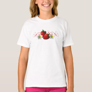 Landelijke aardbeien shirt