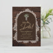 Landelijke achtertuin bos houten kantwerk SPOOR DA Kaart (Staand voorkant)