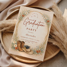 Landelijke afstudeerfeest met wilde bloemen