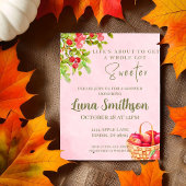 Landelijke Appelmand Shower Uitnodiging – Rode App