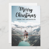 Landelijke Avontuur Prettige Feestdagen Kerstmis Feestdagenkaart (Voorkant / Achterkant)