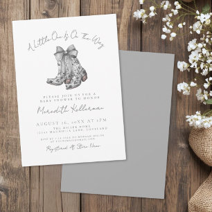 Landelijke Baby Shower Kaart