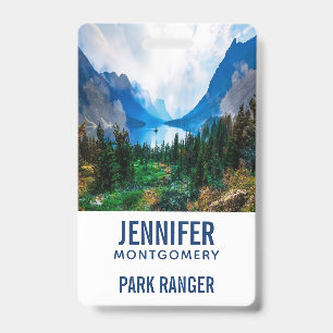 Landelijke bergen natuur scène fotografie badge