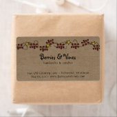 Landelijke bes- en sterkransproduct of -bedrijf etiket (Insitu)