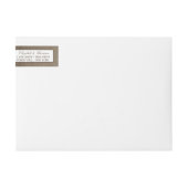 Landelijke bijtende monogramboom en bunkerbruiloft (Voorkant)