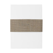 Landelijke bijtende monogramboom en bunkerbruiloft uitnodigingen wikkel (Achterkant Voorbeeld)