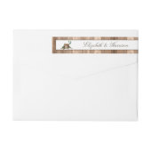 Landelijke bijtende monogrammen en houtwuwingen (Achterkant)