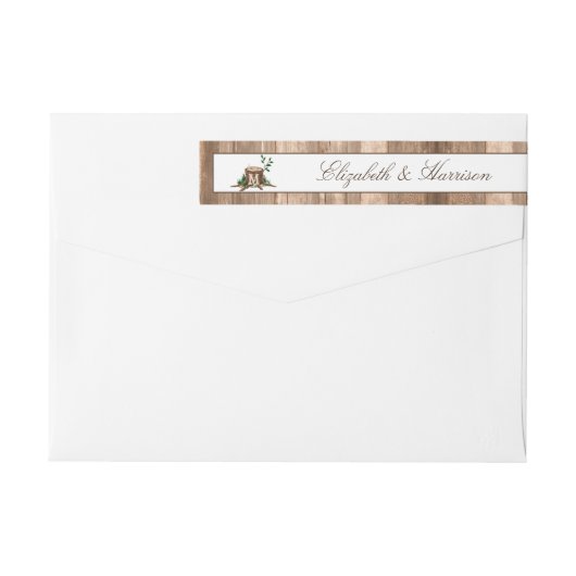 Landelijke bijtende monogrammen en houtwuwingen (Achterkant)