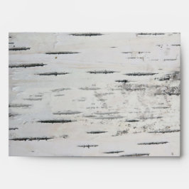 Landelijke bijtende vogelboom - Bark Wedding Envelop