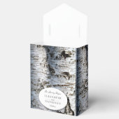 Landelijke bijtende vogelboom bedankdoosjes (Geopend)