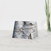 Landelijke bijtende vogelboom bedankkaart (Achterkant)