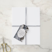 Landelijke bijtende vogelboom cadeaulabel (Met Touw)